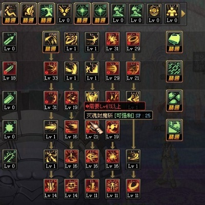 95版本黑暗武士加点,科学数据解释定义&SP_v3.874